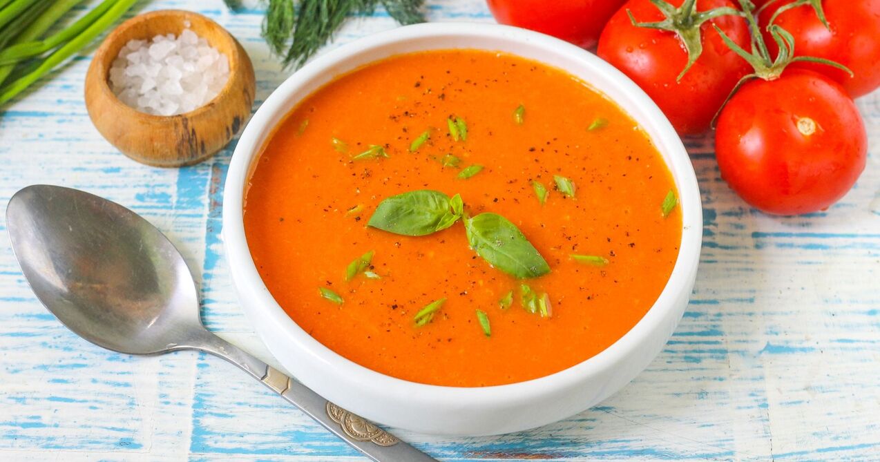 Tomatensuppenpüree gehört zu den Diätfavoriten